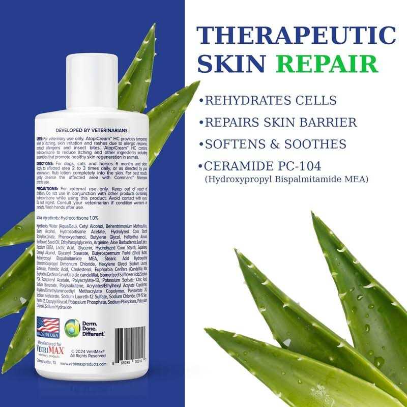 AtopiCream HC Leave-On Lotion/Conditioner for Animals - Nail Gallerys