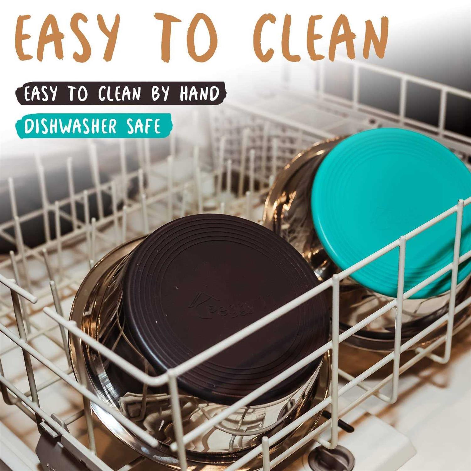 PEGGY11 Deep Stainless Steel Anti-Slip Dog Bowls - Nail Gallerys