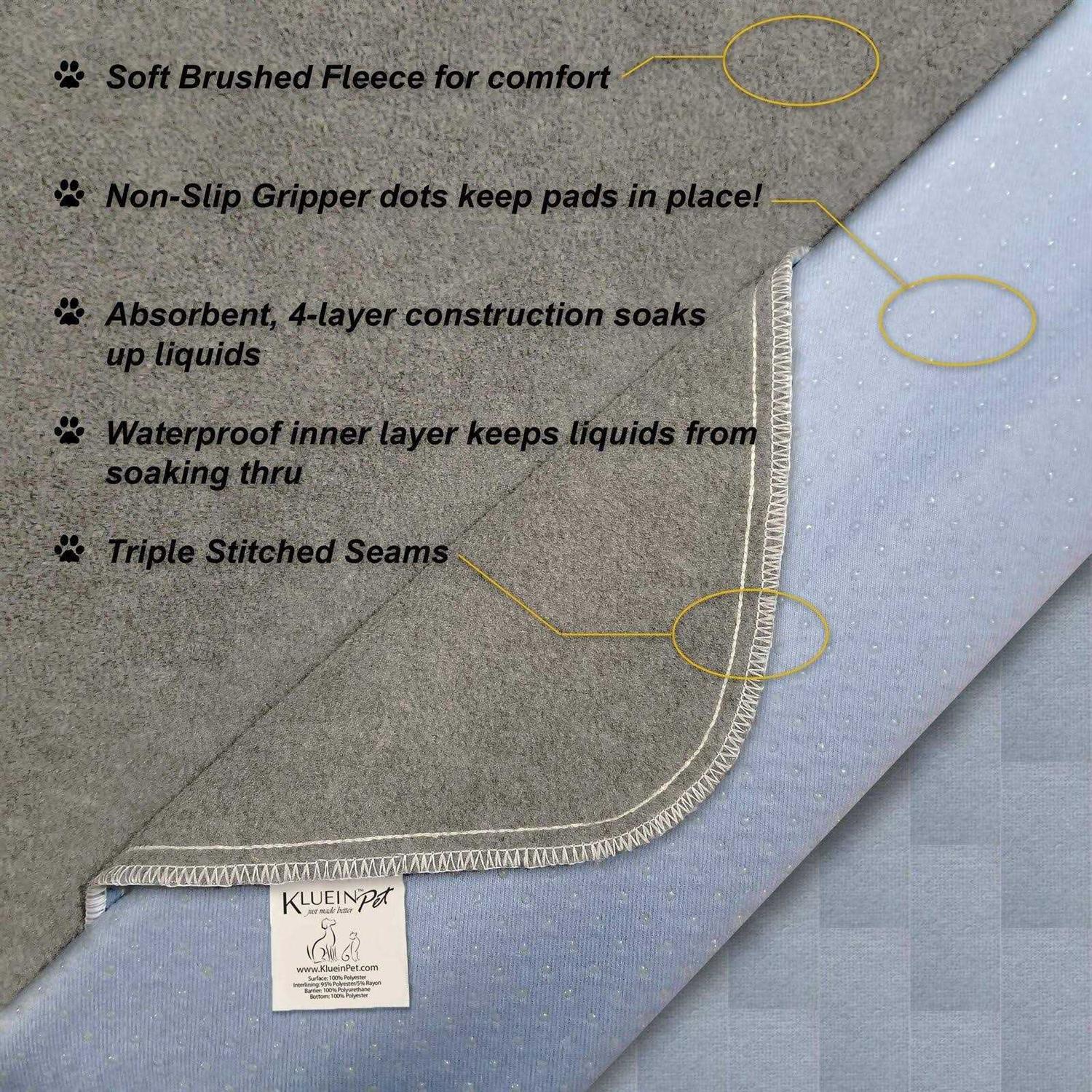 kluein pet playpen mat 72×72 jumbo washable puppy pad dog pen mat soft fleece top waterproof non-slip dog mat - Nail Gallerys