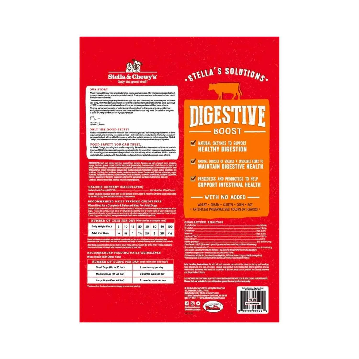 Stella & Chewy’s Solutions Digestive Boost Beef Freeze-Dried Dog Food - Nail Gallerys
