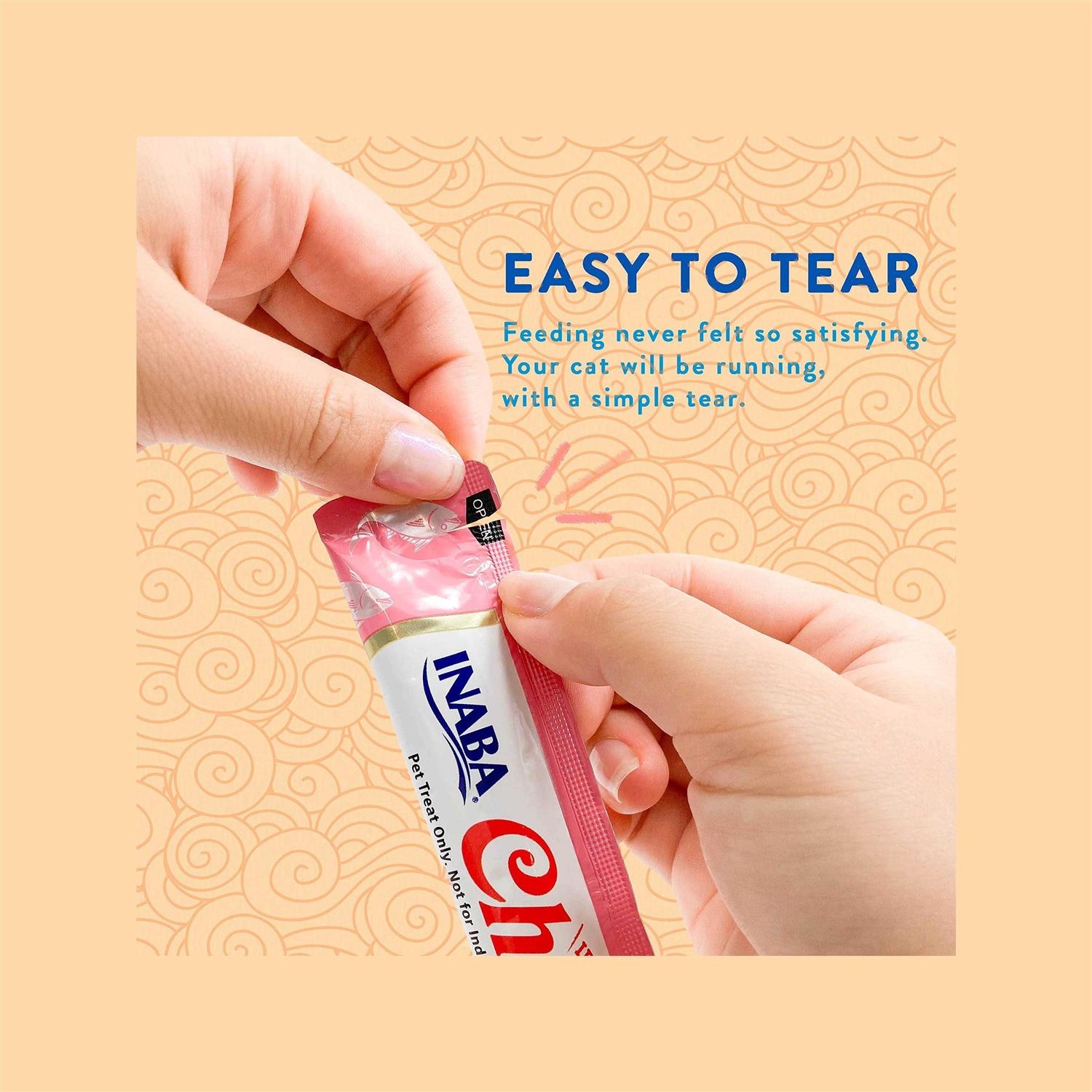 Inaba Churu Grain-Free Tuna with Scallop Puree Lickable Cat Treat - Nail Gallerys