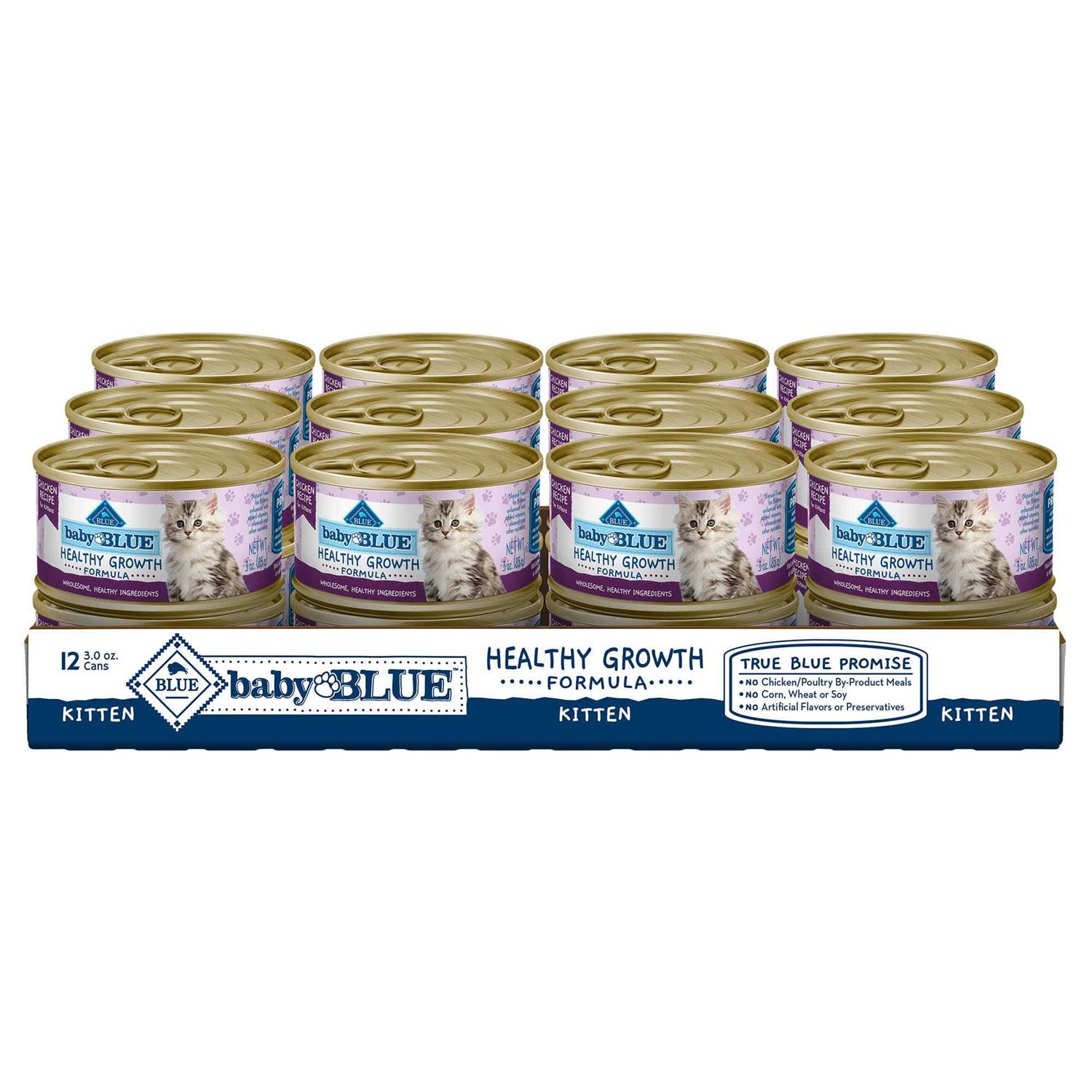 Blue Buffalo Baby Blue Wet Kitten Food Healthy Growth Formula Chicken - Nail Gallerys