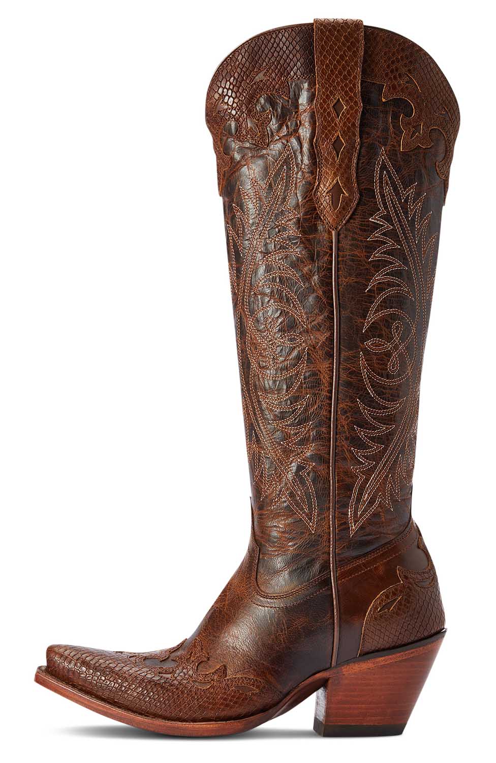 Ariat Women's Geneva StretchFit Western Boot, Rye - Nail Gallerys