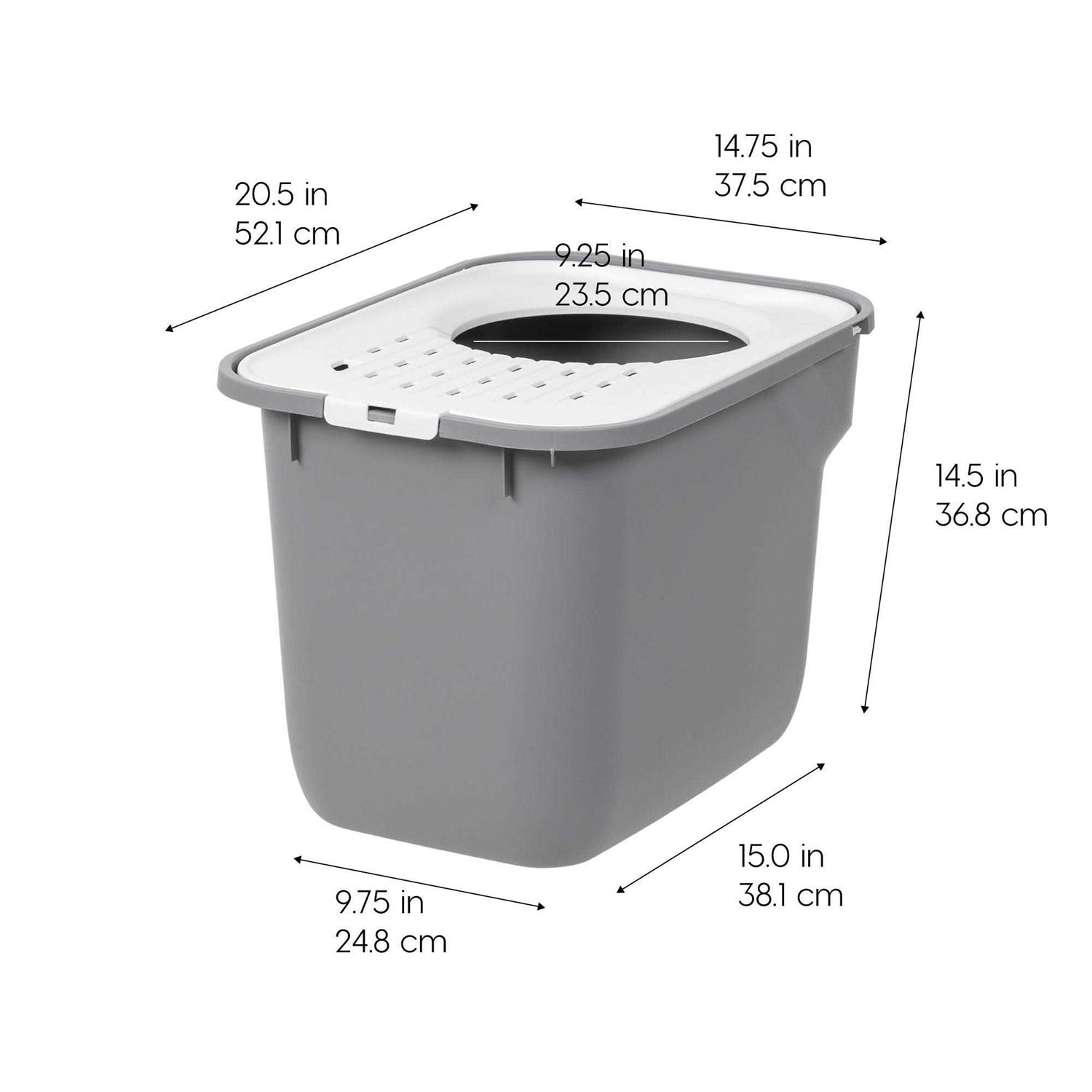 IRIS USA Top Entry Cat Litter Box - Nail Gallerys