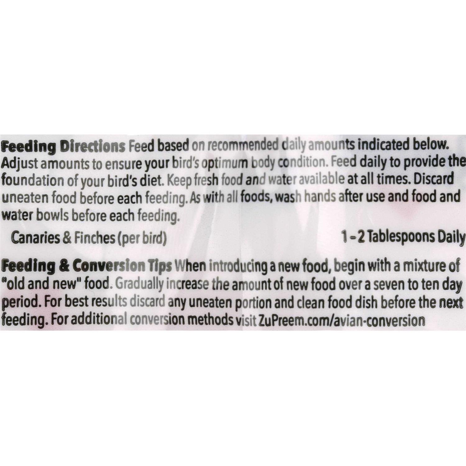 Zupreem FruitBlend Flavor Bird Food - Nail Gallerys