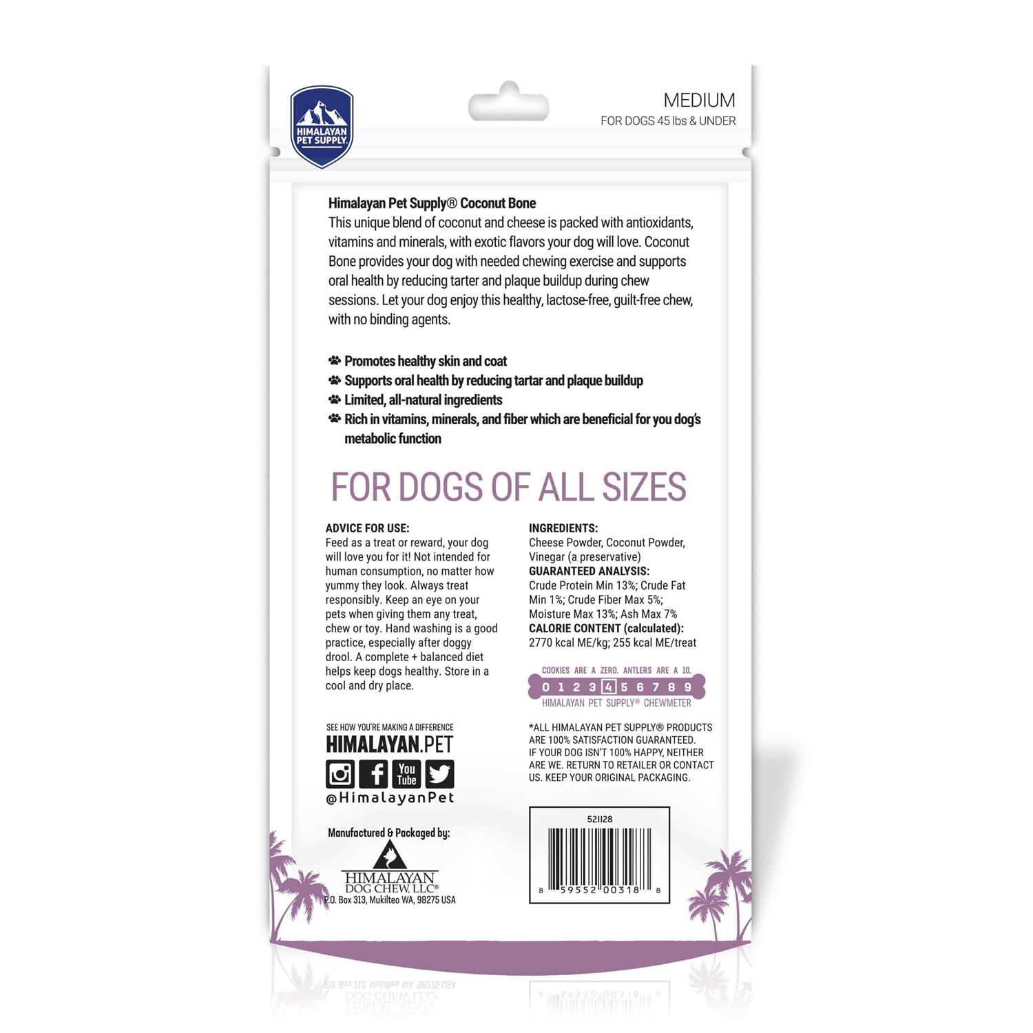 Himalayan Dog Chew Coconut Bone - Nail Gallerys