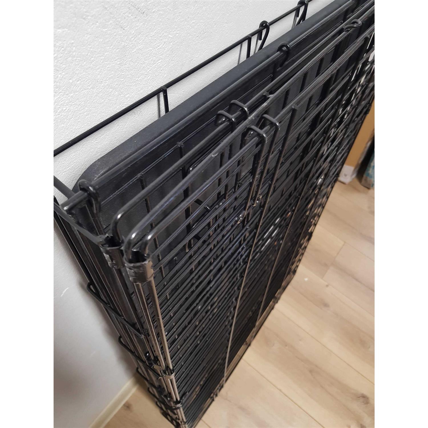 Amazon Basics Foldable Metal Wire Dog Crate with Tray - Nail Gallerys