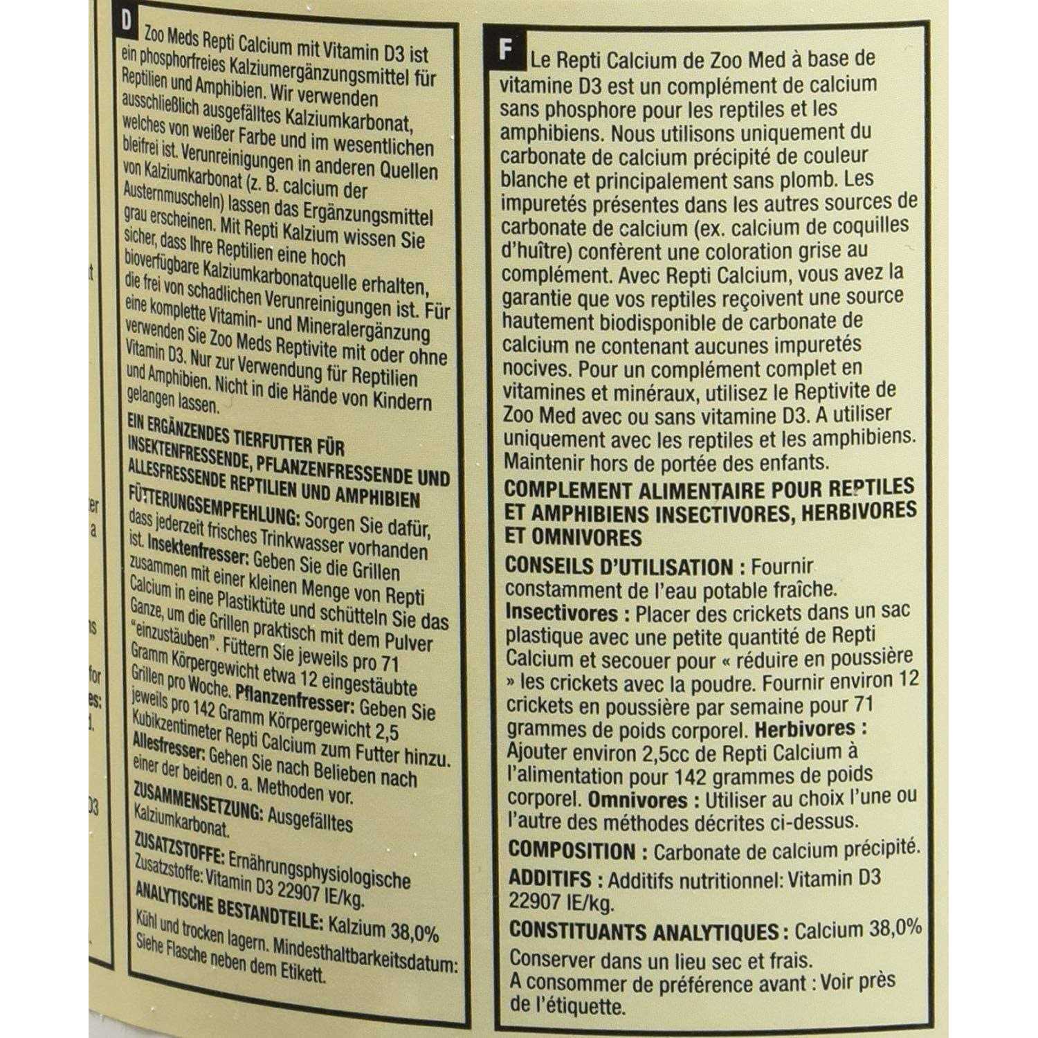 Zoo Med Repti Calcium with D3 - Nail Gallerys