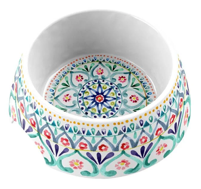 Boho Medallion Pet Bowl - Nail Gallerys