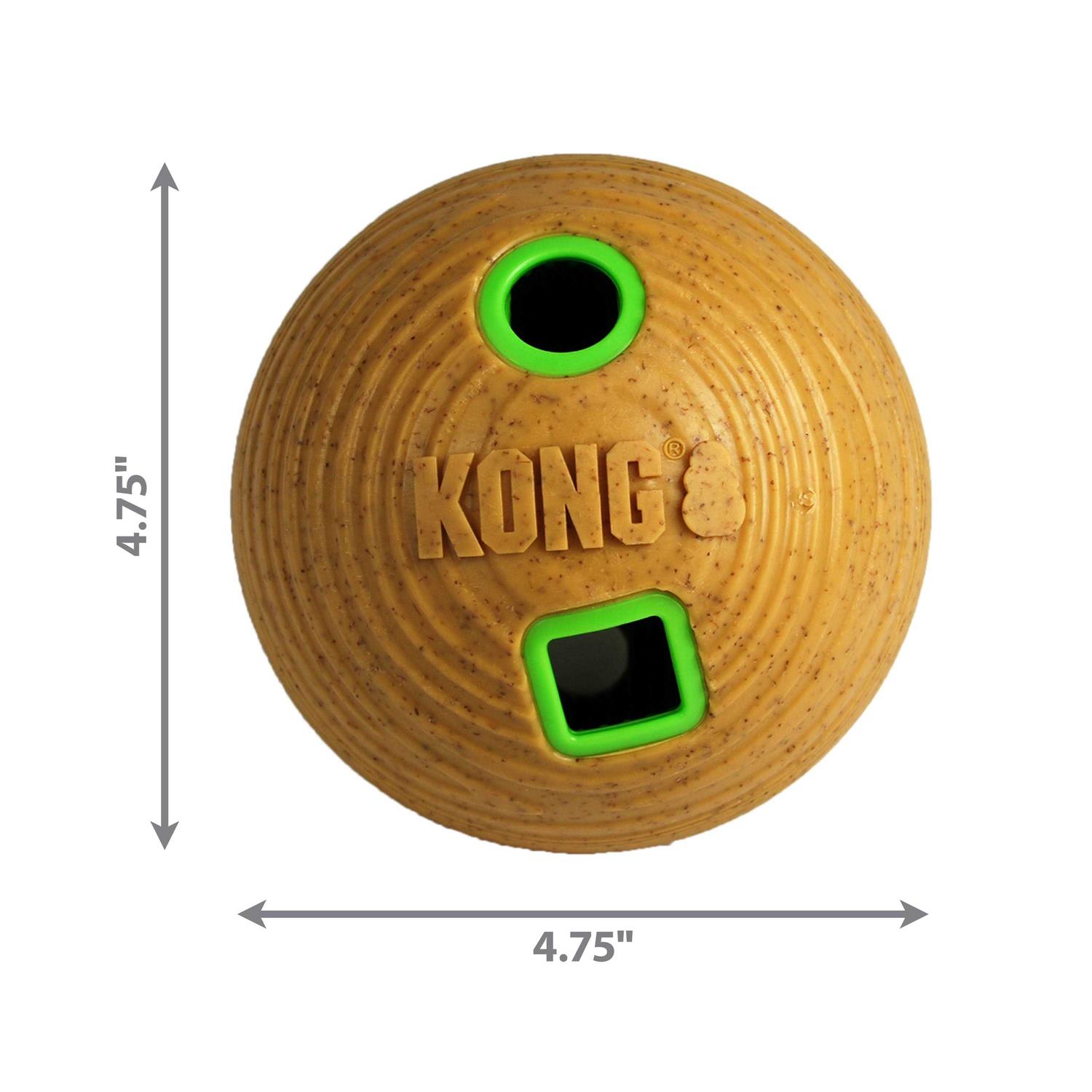 KONG Bamboo Feeder Ball Dog Toy - Nail Gallerys