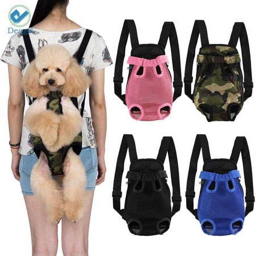 Deago Outdoor Legs Out Front Pet Dog Puppy Cat Carrier Backpack Tote Holder Bag Sling - Nail Gallerys