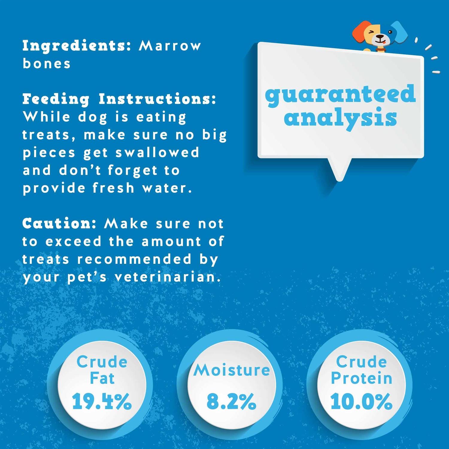 Jack & Pup Roasted Beef Marrow Bone Dog Treats - Nail Gallerys