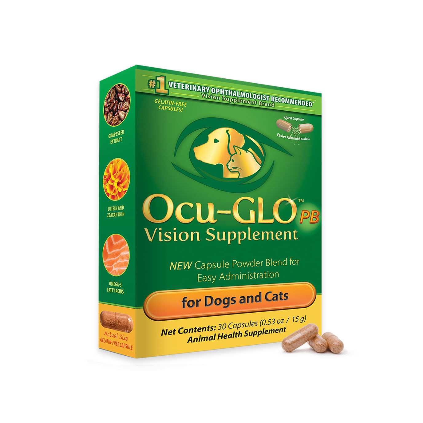 Ocu-GLO Powder Blend Vision Supplement for Medium to Large Dogs - Nail Gallerys