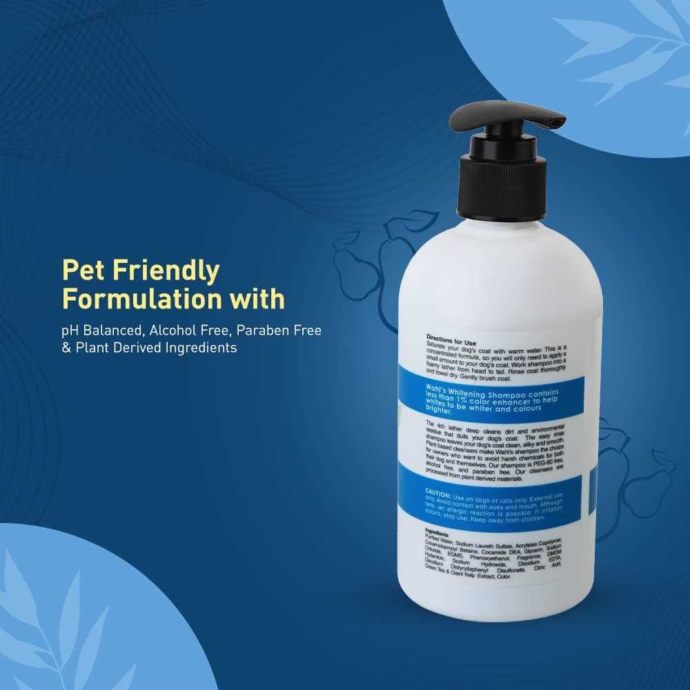Wahl White Pear Brightening Shampoo for Pets Whitening & Animal Odor Control with Silky Smooth Results for Grooming Dirty Dogs - Nail Gallerys