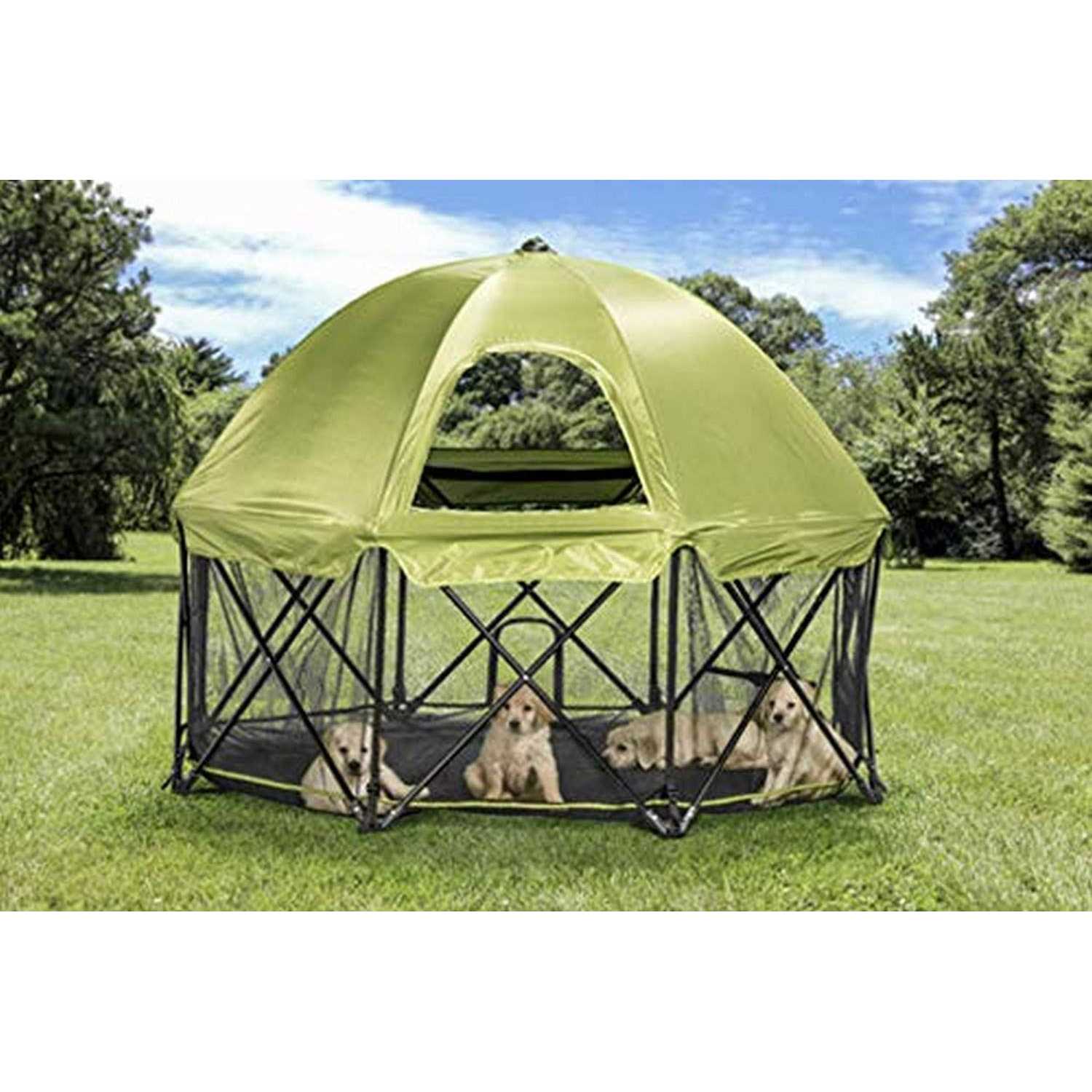 Carlson Pet Products 8-Panel Foldable and Portable Steel Pet Exercise and Play Pen - Nail Gallerys