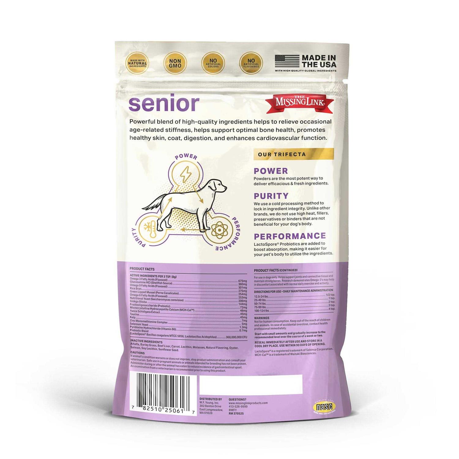 The Missing Link Senior Supplement 1lb - Nail Gallerys