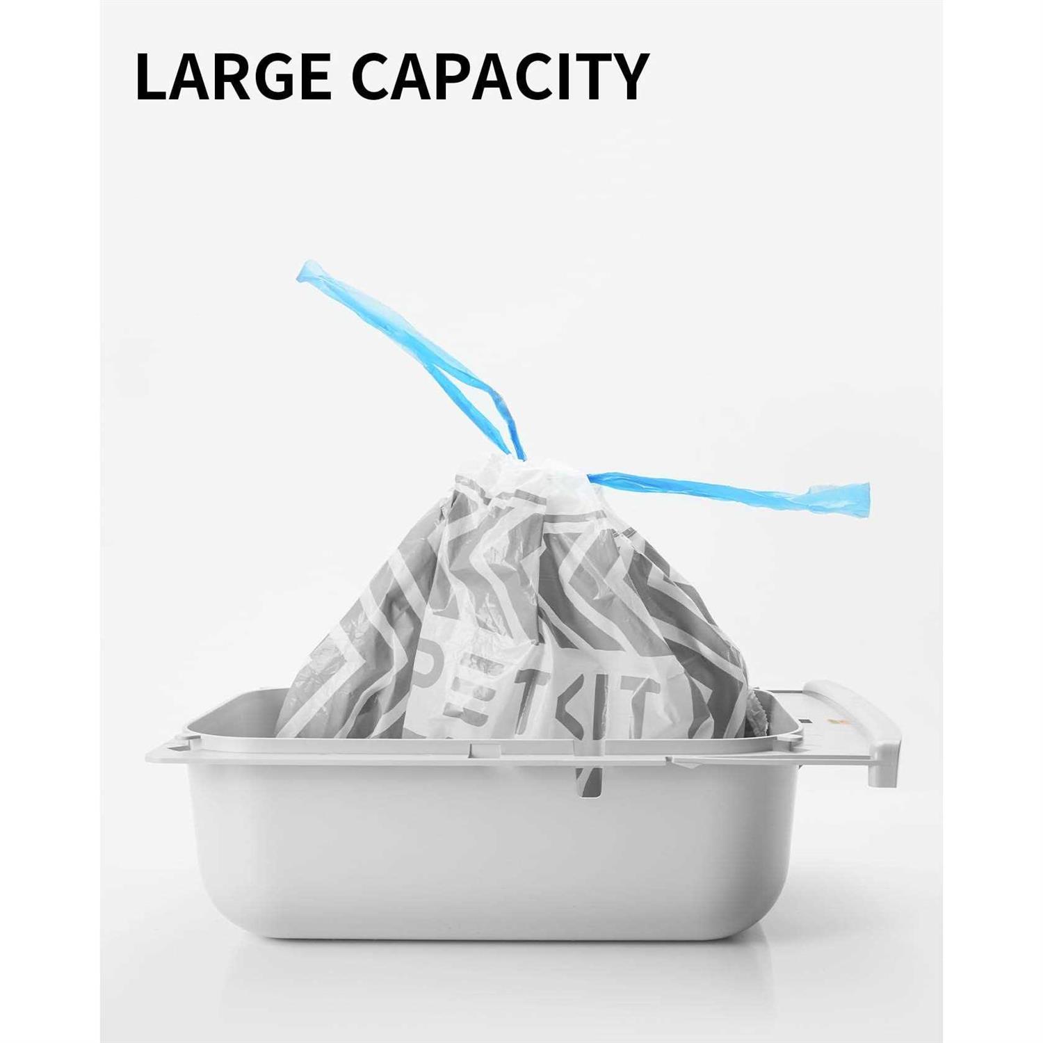 PETKIT PuraX PuraMax Replaced Waste Bags-5 Rolls Portable cat Litter Waste Receptacles Bags for Self-cleaning cat Litter Box - Nail Gallerys