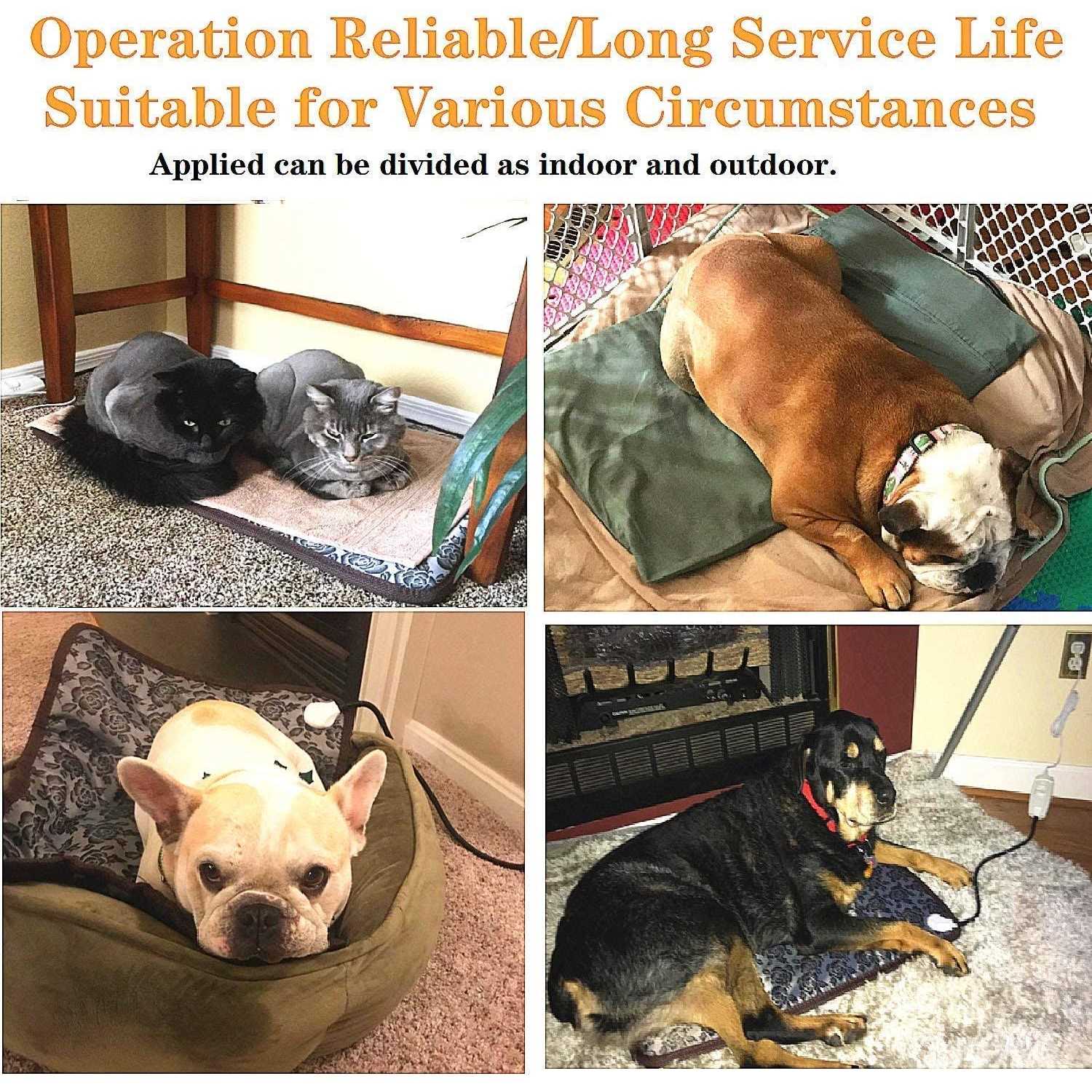 Heating Pad For Large Dog Bed Outdoor Electric Heating Mat For Dog House Crate Pad For Small Medium Pet Cat Puppy Waterproof Easy - Nail Gallerys