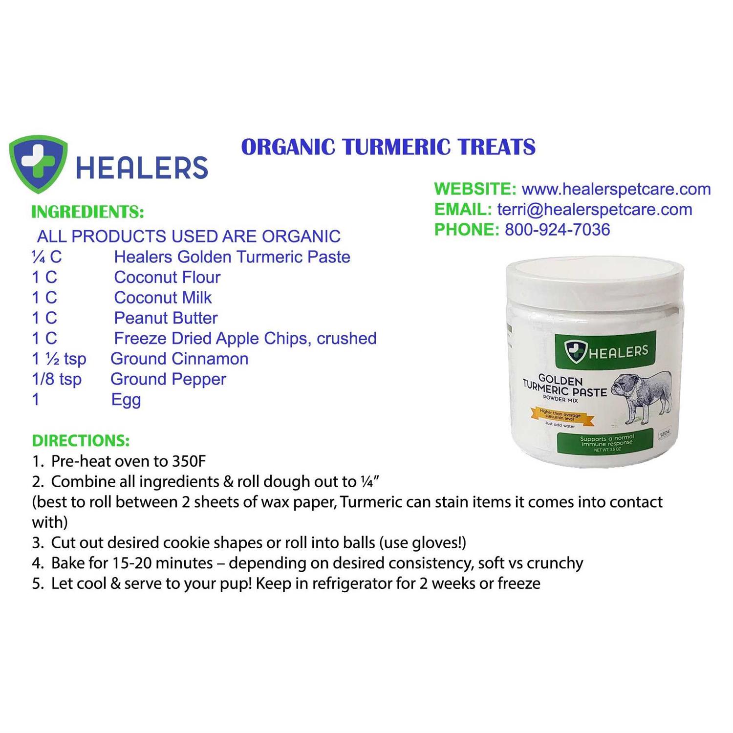 Healers Golden Turmeric Paste Mix - Nail Gallerys