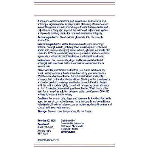 Ceraven/ CeraSoothe CHX+MC Antiseptic Shampoo 16 oz - Nail Gallerys
