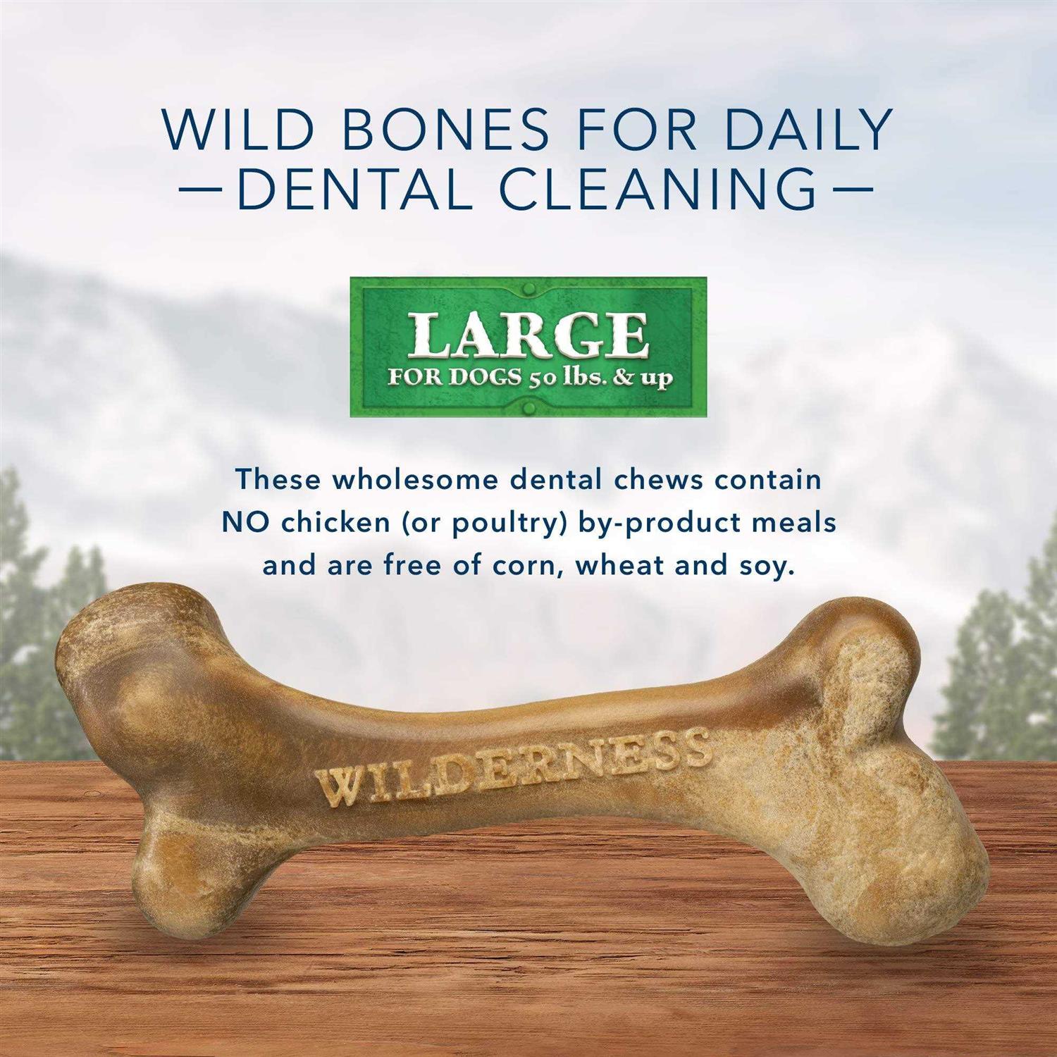 Blue Buffalo Wilderness Wild Bones Dental Dog Treats - Nail Gallerys