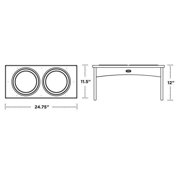 POLYWOOD Pet Feeder - Nail Gallerys