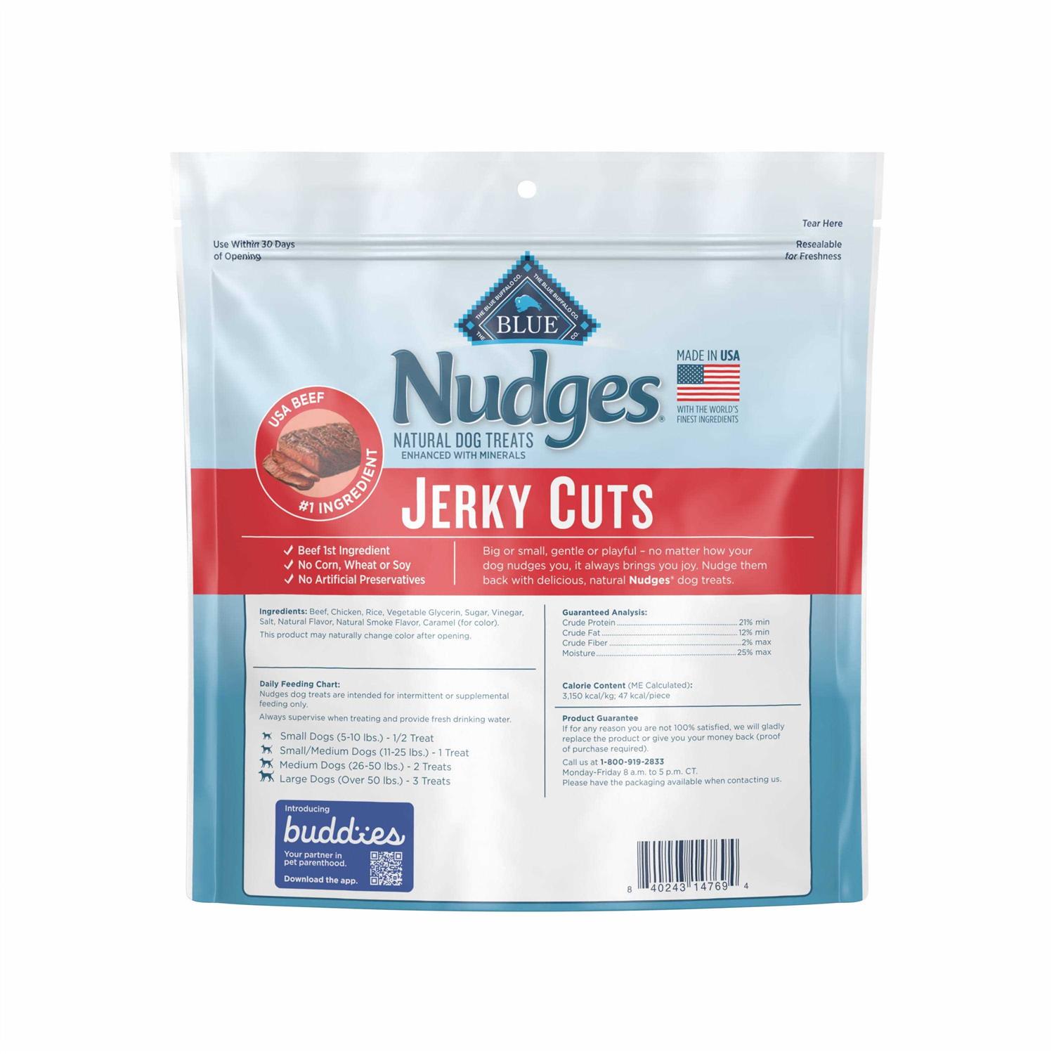 Nudges Dog Treats Jerky Cuts - Nail Gallerys