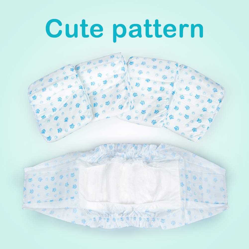 Flying Paws Male Dog Diapers Absorbent Male Dog Wraps Belly Bands for Male Dogs with Leak Protection, Excitable Urination, Incontinence, or Male - Nail Gallerys