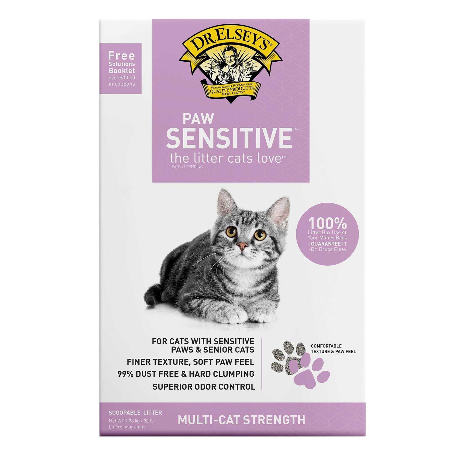 Dr. Elsey’s Precious Cat Paw Sensitive Clumping Multi-Cat Clay Litter - Nail Gallerys