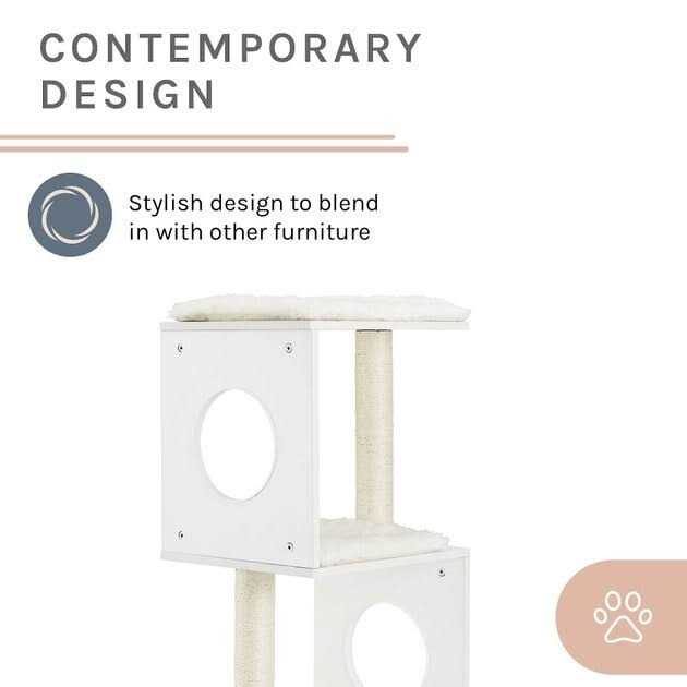 Sam’s Pets Sheree 50 White Cat Tree - Nail Gallerys