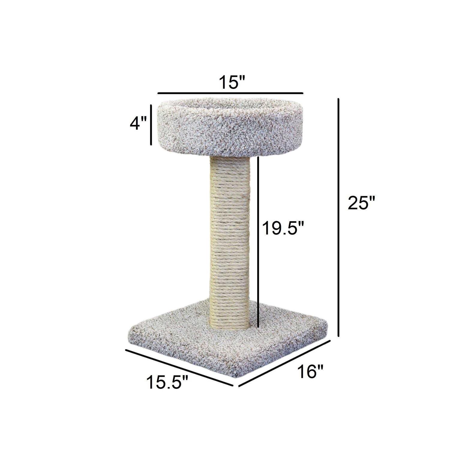 New Cat Condos Cat Scratching Post with Sleeping Perch - Nail Gallerys