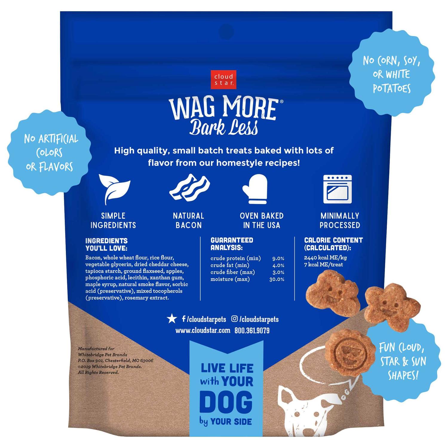 Cloud Star Wag More Bark Less Grain Free Oven Baked Dog Treats - Nail Gallerys