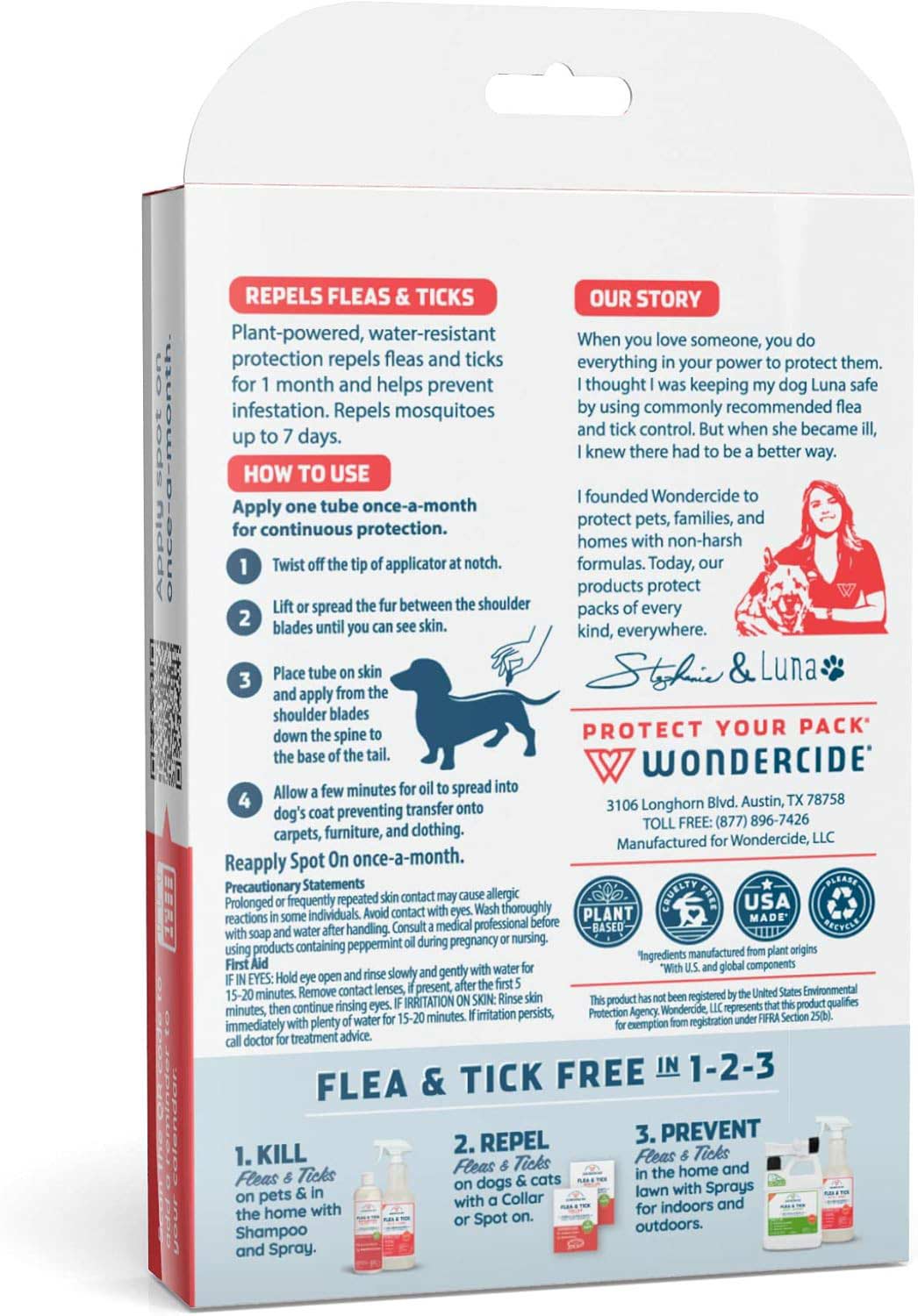 Wondercide Flea & Tick Spot On for Dogs, Peppermint - Nail Gallerys