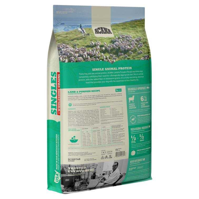 Acana Wholesome Grains Lamb & Pumpkin Dry Dog Food - Nail Gallerys