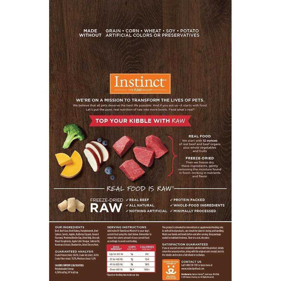 Instinct Freeze-Dried Raw Boost Mixers Grain-Free Recipe Dog Food Topper - Nail Gallerys