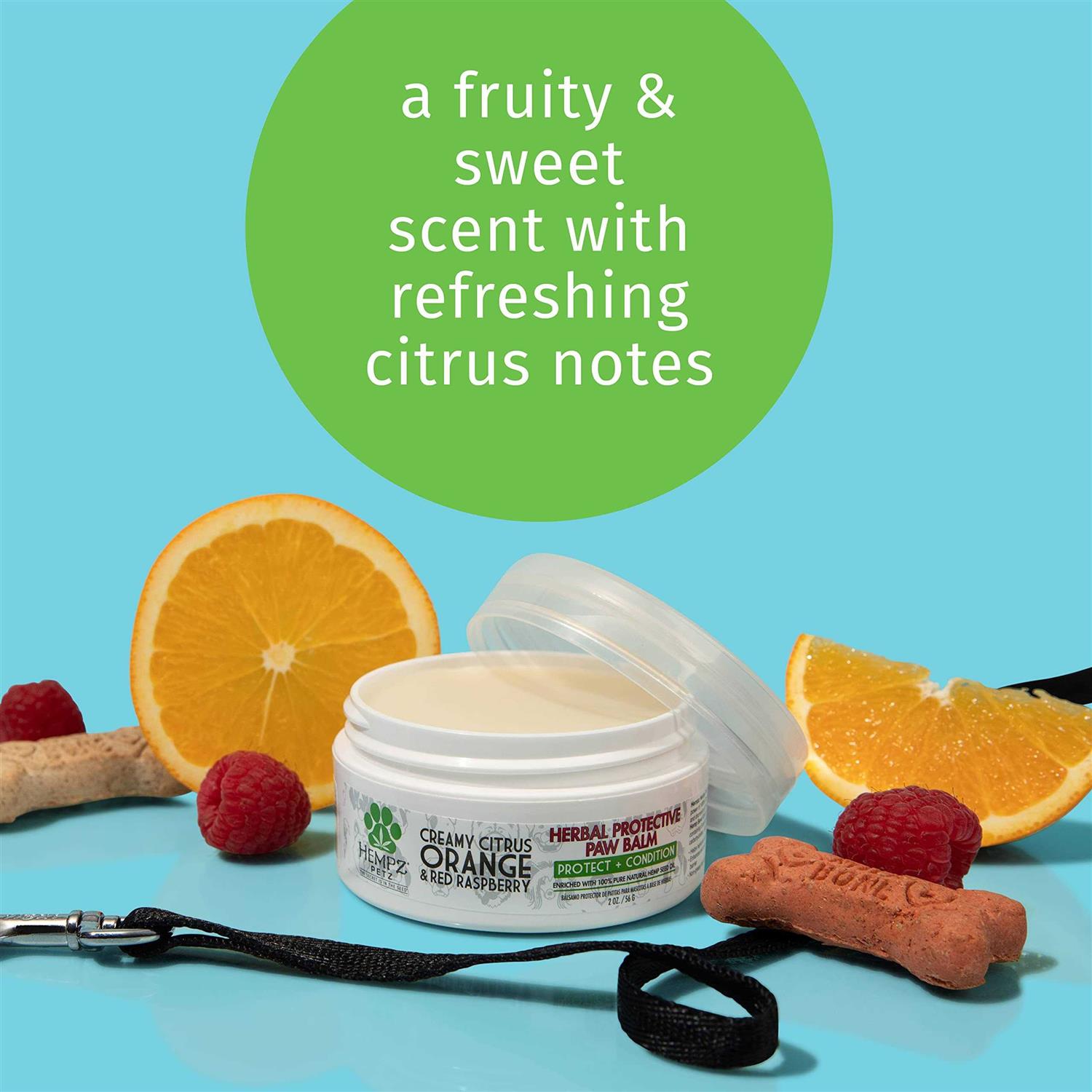 Hempz Petz Protective Paw Balm Creamy Citrus Orange & Red Raspberry - Nail Gallerys