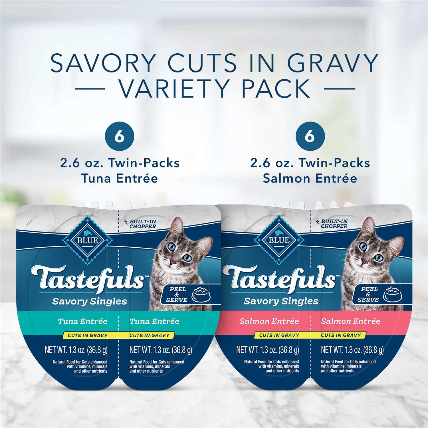 Blue Buffalo Tastefuls Savory Singles Wet Cat Food - Nail Gallerys