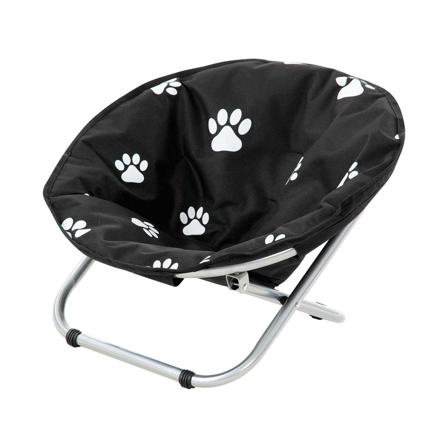 Etna Folding Pet Cot Chair Portable Round Fold Out Elevated Cat Bed - Nail Gallerys