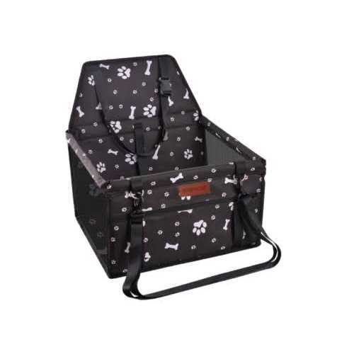 SWIHELP Dog Car Seat Puppy Portable Pet Booster Car Seat with Clip-On Safety Leash and PVC Support Pipe - Nail Gallerys