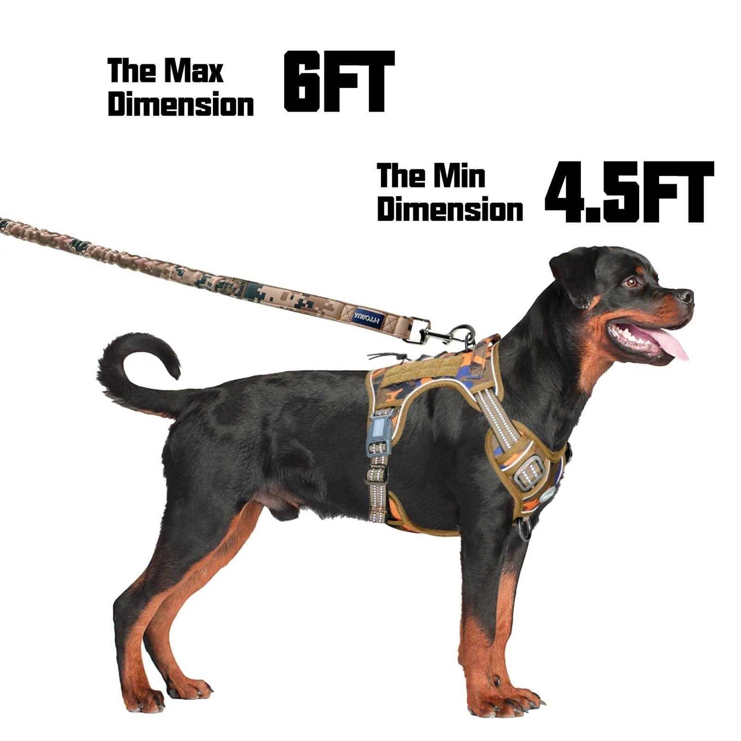 Auroth Dog Leash Large Dogs Heavy Duty Dog Leash Bungee - Nail Gallerys