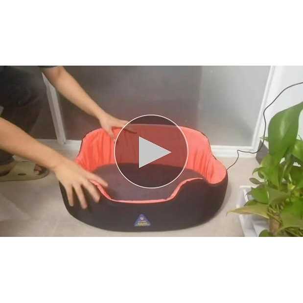 jojopepe washable dog bed heated cat bed for medium Small pets with warming temperature - Nail Gallerys
