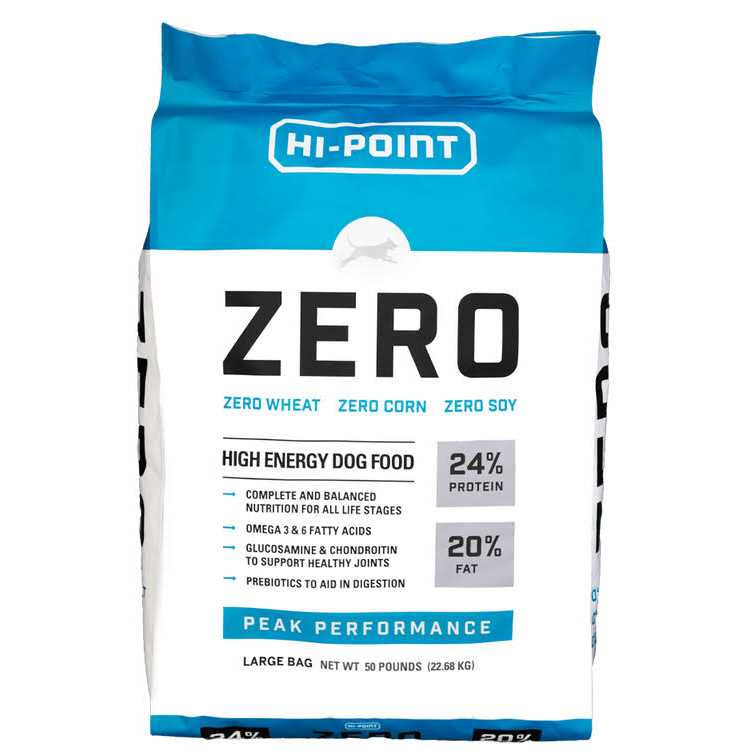 Hi Point Zero 24/20 High Energy Dog Food 50 lb - Nail Gallerys