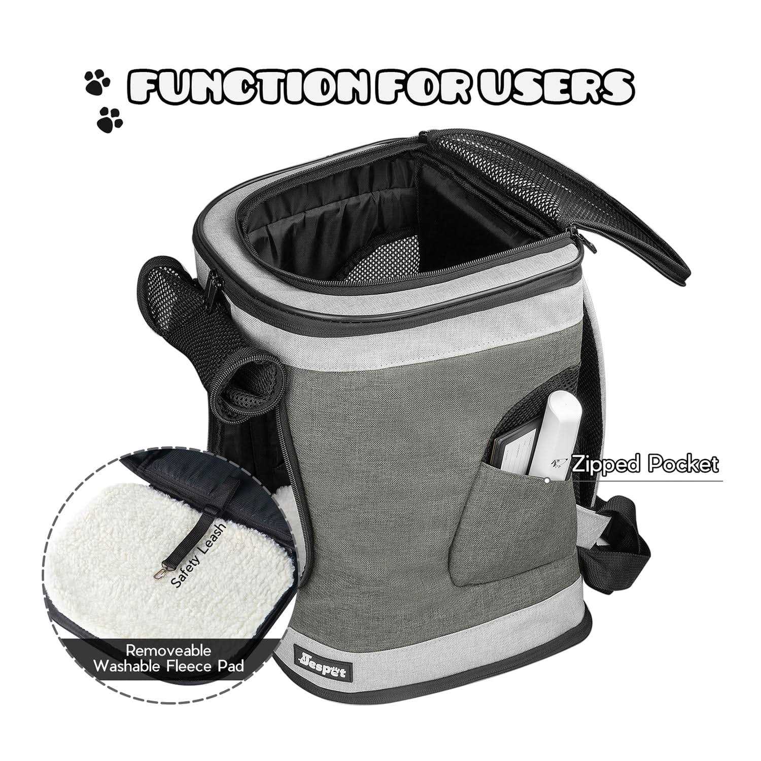 Jespet Deluxe Pet Backpack - Nail Gallerys