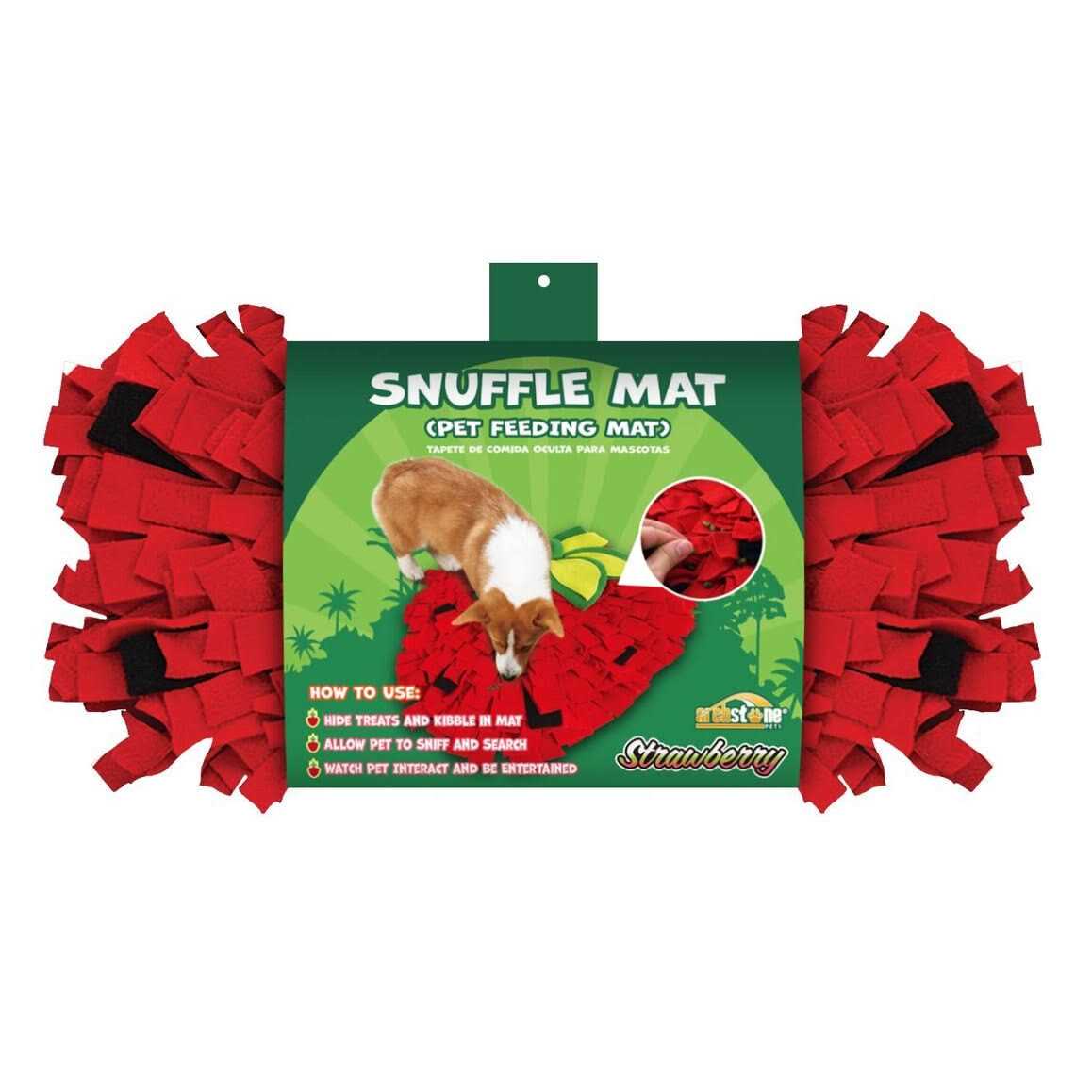 Archstone Pets Strawberry Dog Snuffle Mat - Nail Gallerys