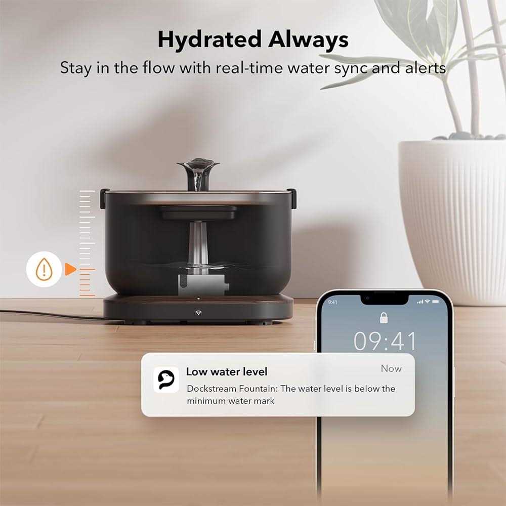 PETLIBRO App Monitoring Cat Water Fountain with Wireless Pump 2.5L/84oz Dockstream Pet Water Fountain for Cats Inside - Nail Gallerys