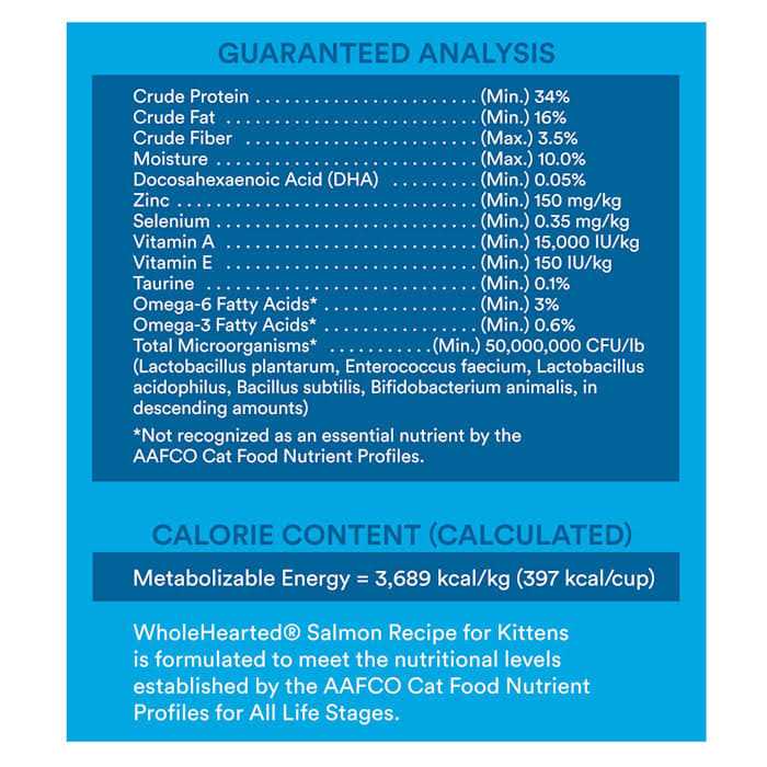 WholeHearted Grain Free Salmon Recipe Dry Kitten Food - Nail Gallerys