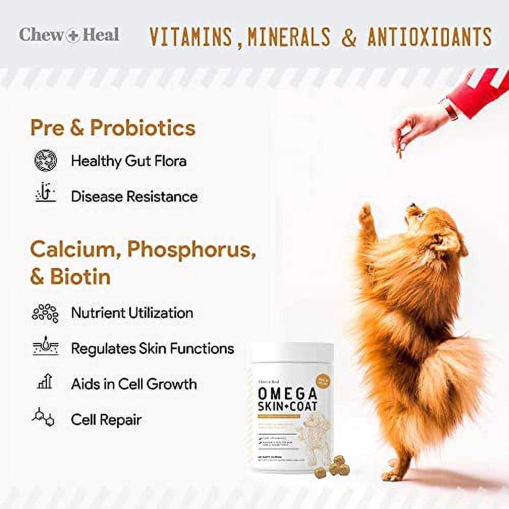 Chew + Heal Salmon Oil for Dogs - Nail Gallerys