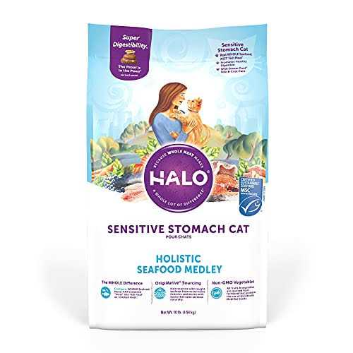 Halo Holistic Seafood Medley Sensitive Stomach Dry Cat Food - Nail Gallerys