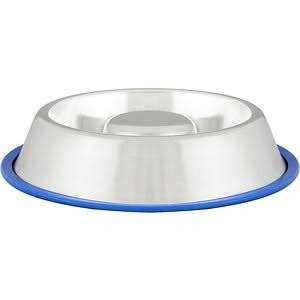 Mr. Peanut’s Slow Feed Anti Bloat Dog Bowl with Bonded Silicone Base - Nail Gallerys