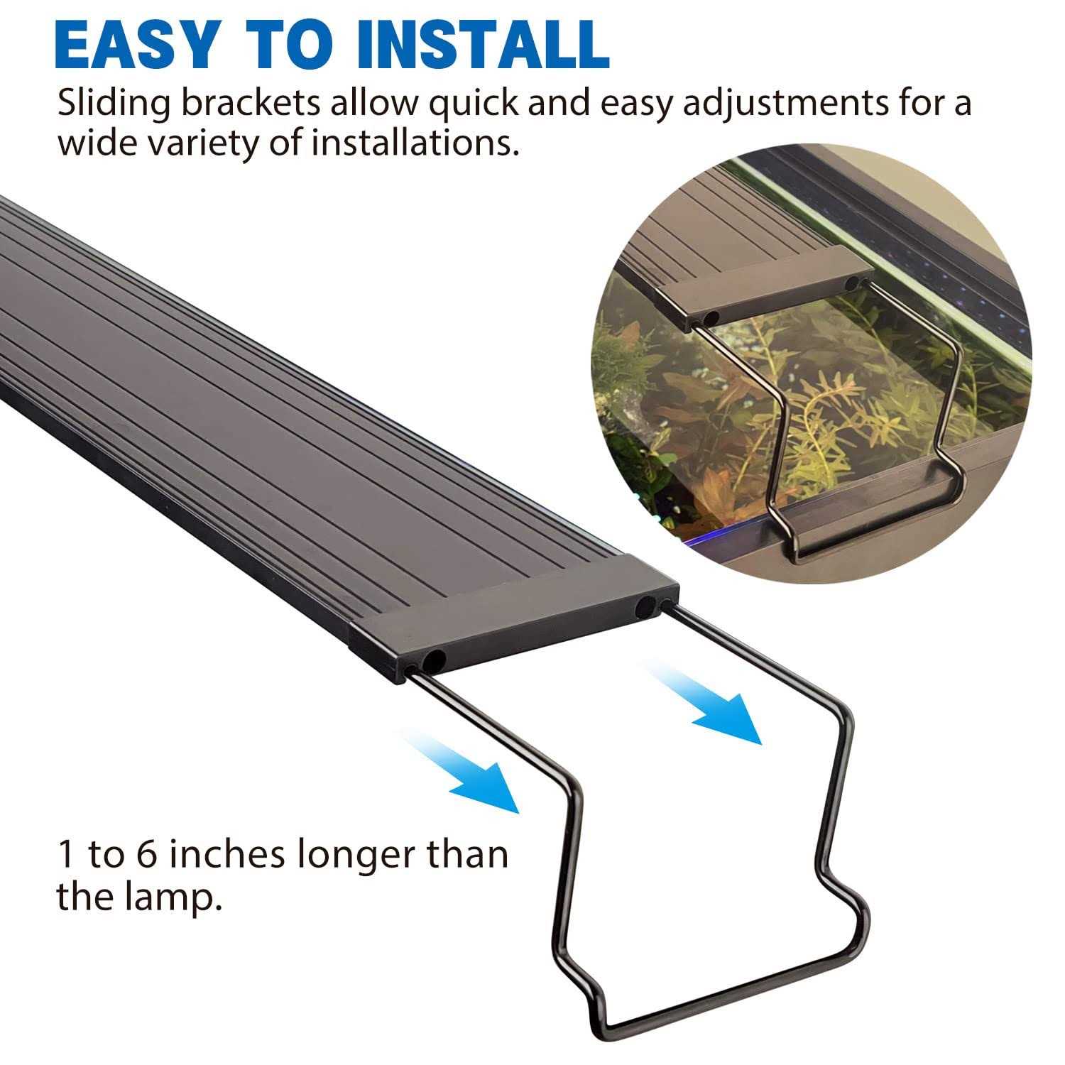 WATER REBIRTH Aquarium Lights Fish Tank Light - Nail Gallerys